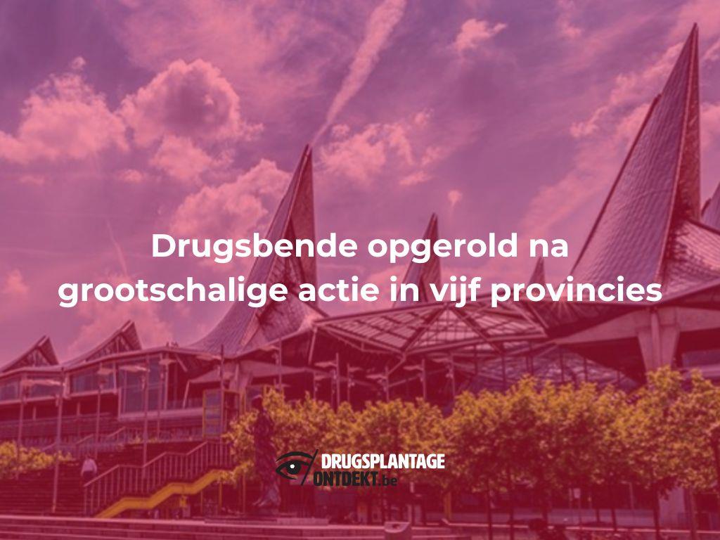 Antwerpen - Drugsbende opgerold na grootschalige actie in vijf provincies